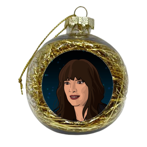Joyce print - xmas bauble by The Girl Next Draw