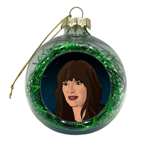 Joyce print - xmas bauble by The Girl Next Draw