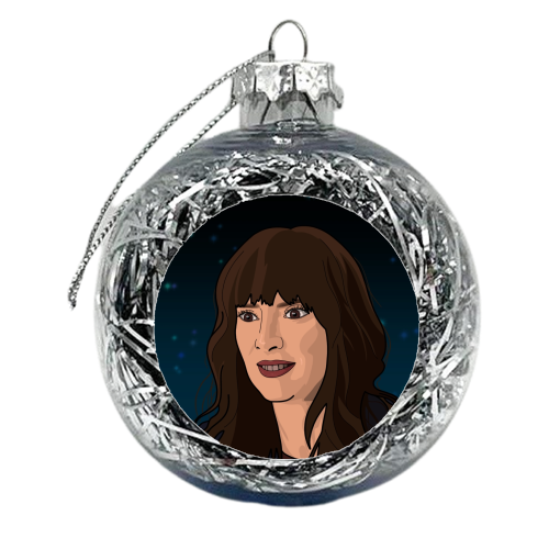 Joyce print - xmas bauble by The Girl Next Draw