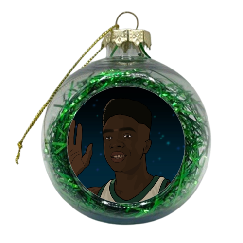 Lucas print - xmas bauble by The Girl Next Draw