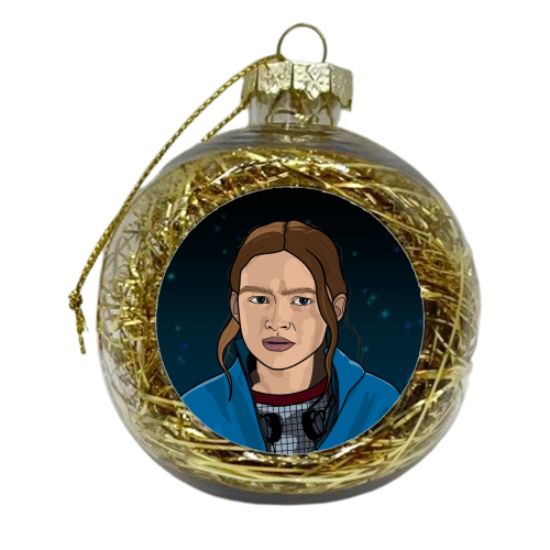 max print - xmas bauble by The Girl Next Draw