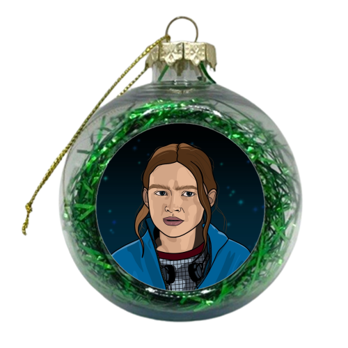 max print - xmas bauble by The Girl Next Draw