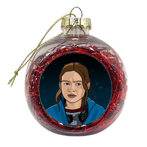 max print - xmas bauble by The Girl Next Draw