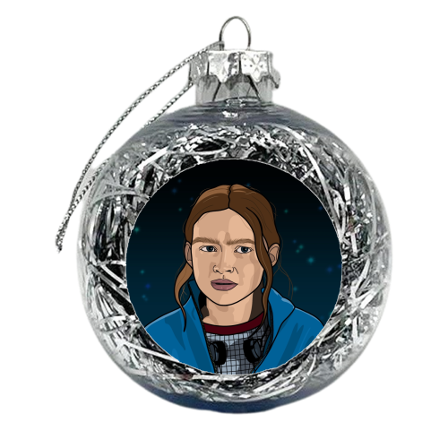 max print - xmas bauble by The Girl Next Draw