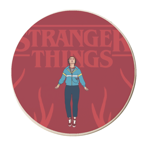 Stranger Things Max - personalised beer coaster by Danny Welch