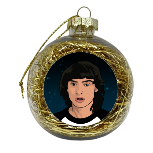 Mike print - xmas bauble by The Girl Next Draw