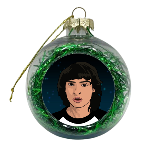 Mike print - xmas bauble by The Girl Next Draw
