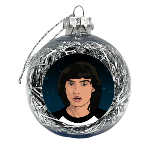Mike print - xmas bauble by The Girl Next Draw
