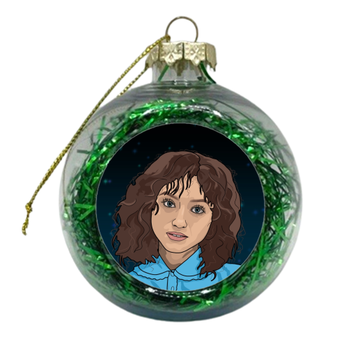 Nancy print - xmas bauble by The Girl Next Draw