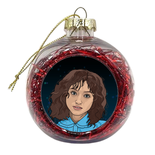 Nancy print - xmas bauble by The Girl Next Draw