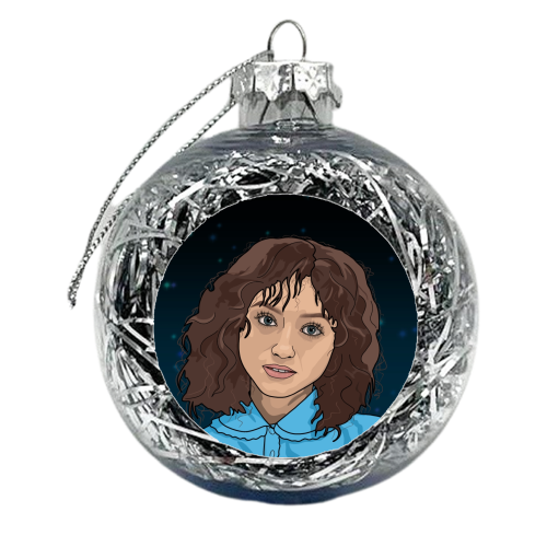 Nancy print - xmas bauble by The Girl Next Draw
