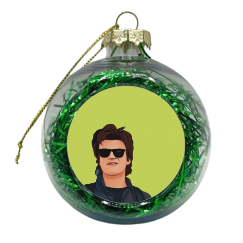 Stranger Things: Steve Harrington - xmas bauble by Giddy Kipper