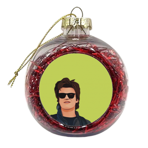 Stranger Things: Steve Harrington - xmas bauble by Giddy Kipper