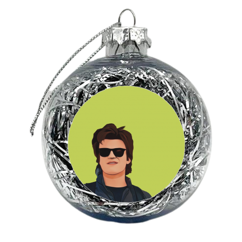 Stranger Things: Steve Harrington - xmas bauble by Giddy Kipper