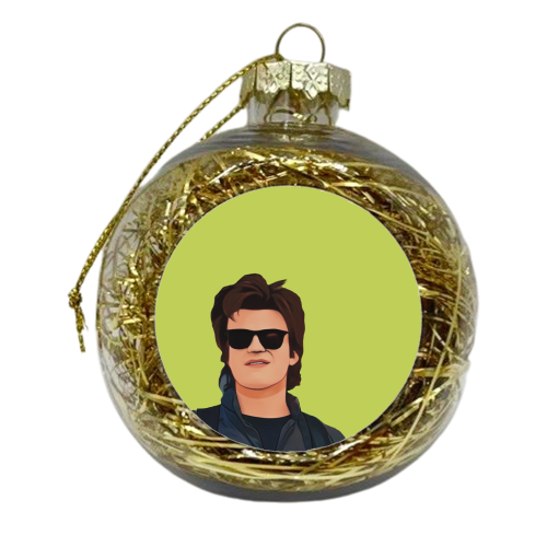 Stranger Things: Steve Harrington - xmas bauble by Giddy Kipper