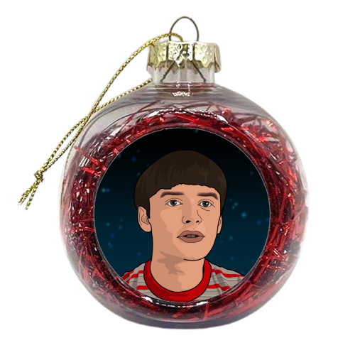 Will print - xmas bauble by The Girl Next Draw