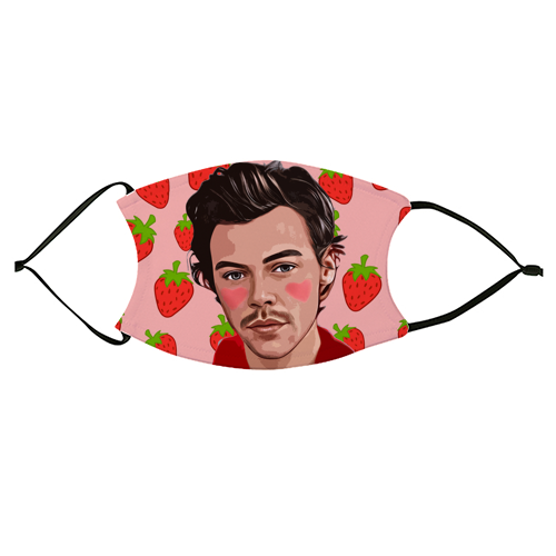 Strawberry Harry - face cover mask by DOLLY WOLFE