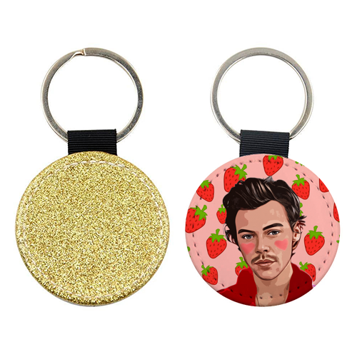 Strawberry Harry - keyring by DOLLY WOLFE
