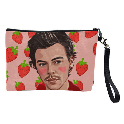 Strawberry Harry - pretty makeup bag by DOLLY WOLFE