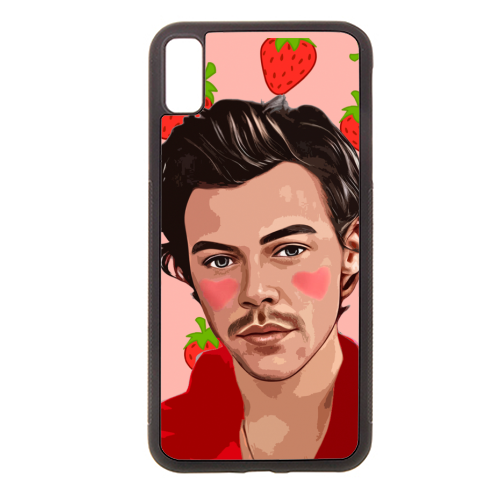 Strawberry Harry - stylish phone case by DOLLY WOLFE