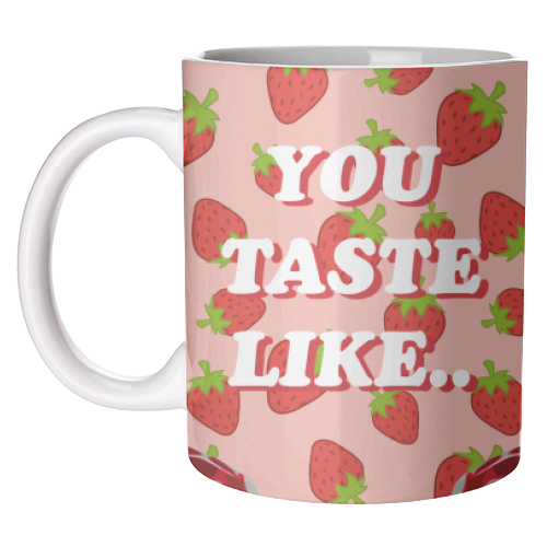 Strawberry Harry - unique mug by DOLLY WOLFE