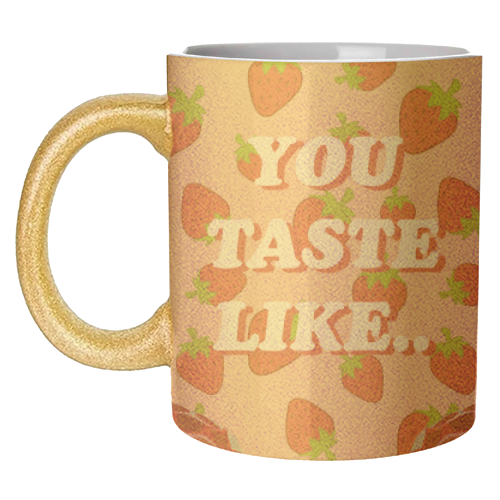 Strawberry Harry - unique mug by DOLLY WOLFE