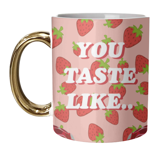 Strawberry Harry - unique mug by DOLLY WOLFE