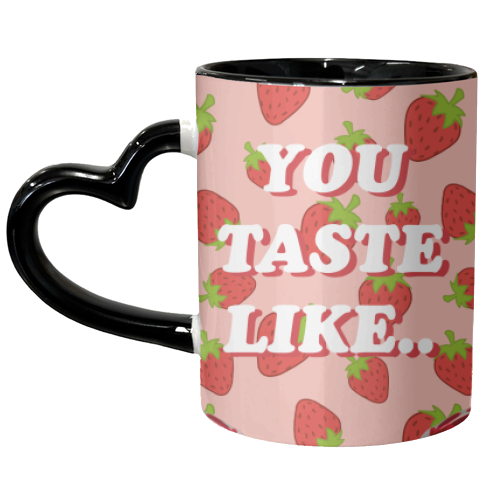 Strawberry Harry - unique mug by DOLLY WOLFE