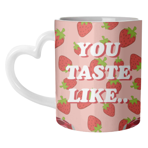 Strawberry Harry - unique mug by DOLLY WOLFE