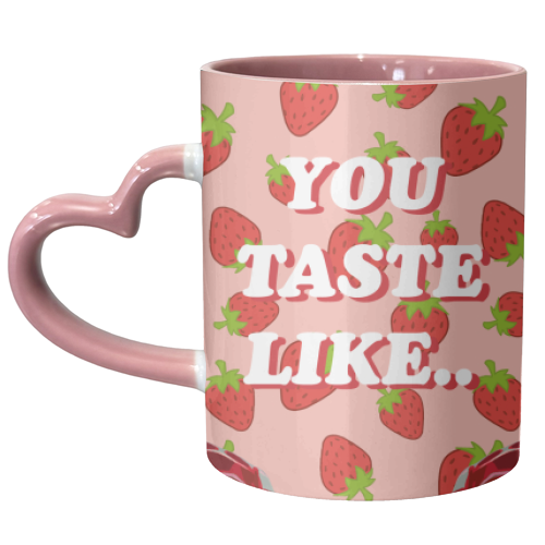 Strawberry Harry - unique mug by DOLLY WOLFE