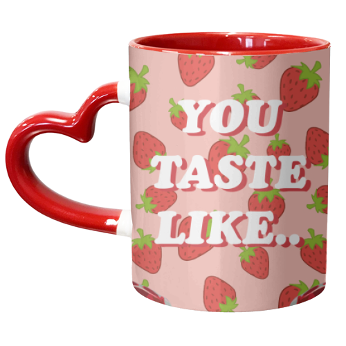 Strawberry Harry - unique mug by DOLLY WOLFE