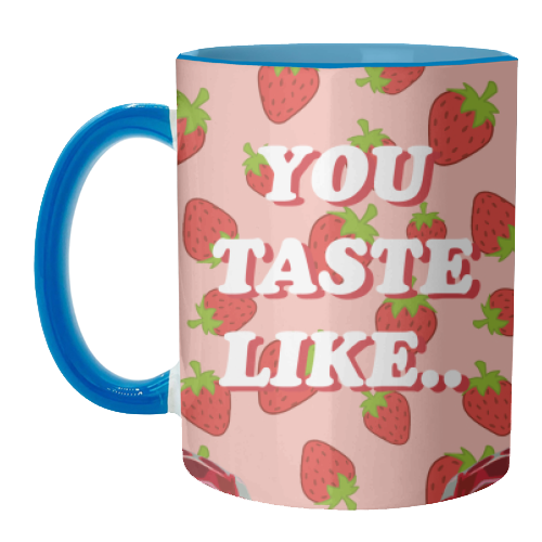 Strawberry Harry - unique mug by DOLLY WOLFE