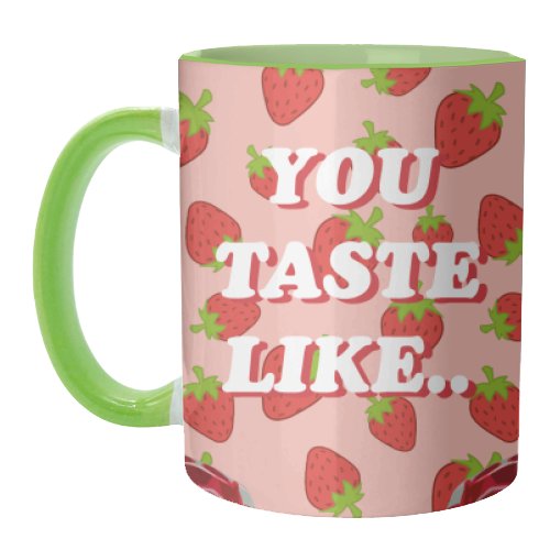 Strawberry Harry - unique mug by DOLLY WOLFE