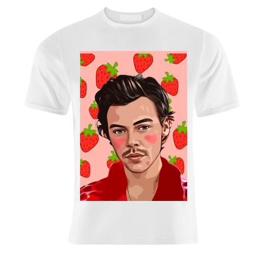 Strawberry Harry - unique t shirt by DOLLY WOLFE