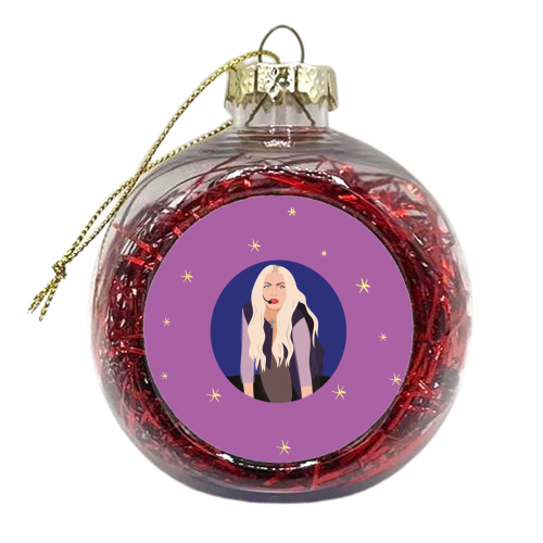 Strike A Pose - xmas bauble by Laura Lonsdale