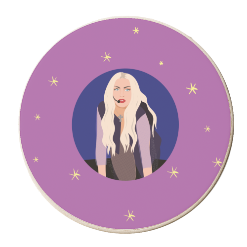 Strike A Pose - personalised beer coaster by Laura Lonsdale