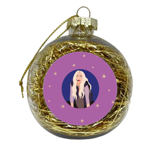 Strike A Pose - xmas bauble by Laura Lonsdale