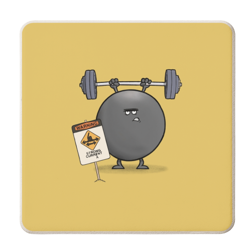 Strong Currant - personalised beer coaster by Carl Batterbee