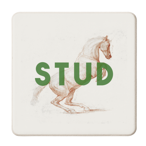 Stud - personalised beer coaster by The 13 Prints