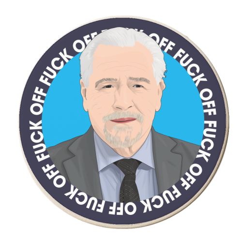 Succession - personalised beer coaster by Pink and Pip