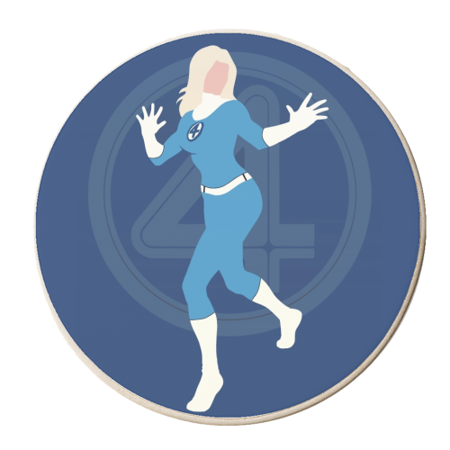 Sue Storm - personalised beer coaster by Danny Welch