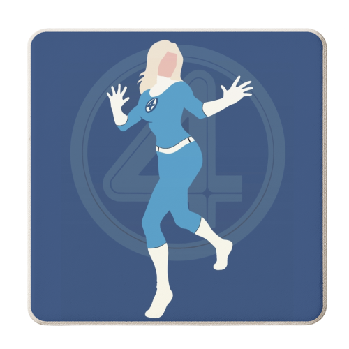 Sue Storm - personalised beer coaster by Danny Welch