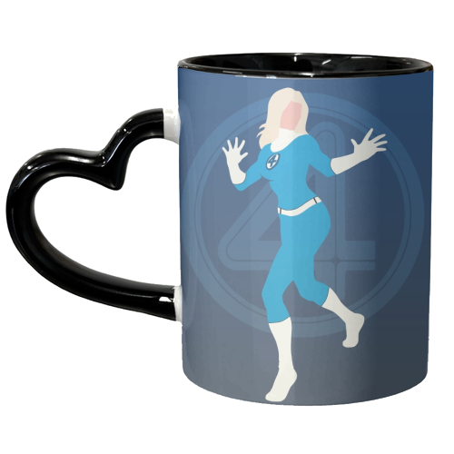 Sue Storm - unique mug by Danny Welch