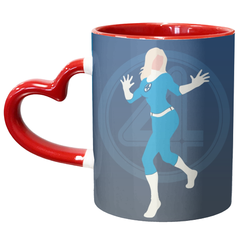 Sue Storm - unique mug by Danny Welch