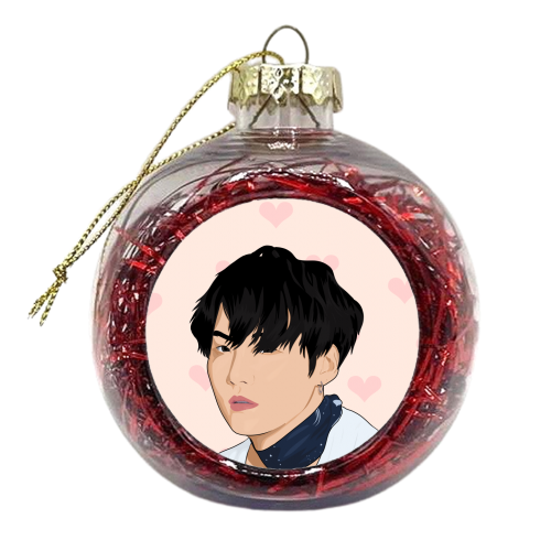 Suga (BTS) - xmas bauble by Pink and Pip