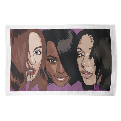 Sugababes Collection - funny tea towel by Catherine Critchley.