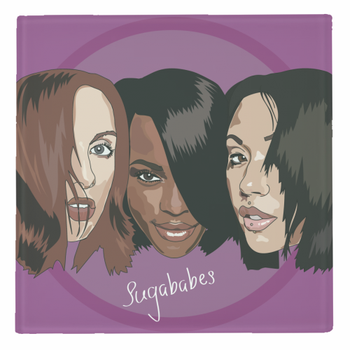 Sugababes Collection - personalised beer coaster by Catherine Critchley.