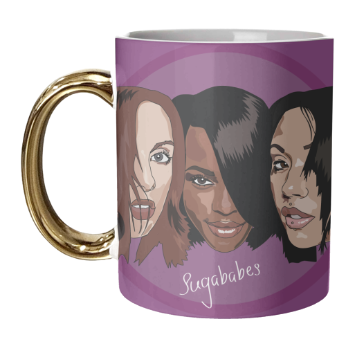 Sugababes Collection - unique mug by Catherine Critchley.