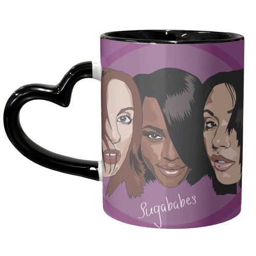 Sugababes Collection - unique mug by Catherine Critchley.