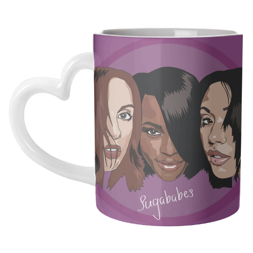 Sugababes Collection - unique mug by Catherine Critchley.